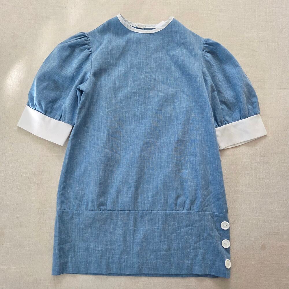 Vintage Blue Mod Dress 5t